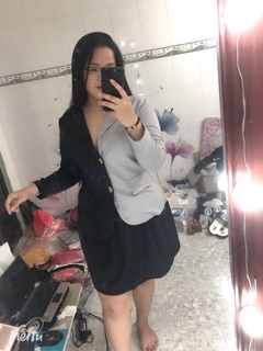 Set Vest 2 Màu Phối Bigsize (Ảnh thật)