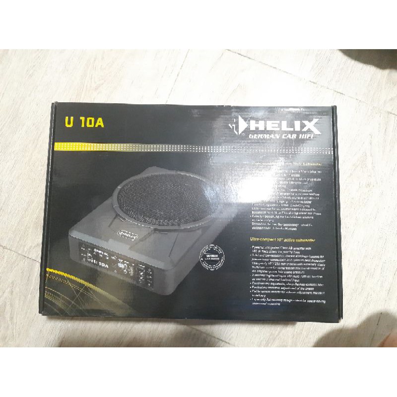 Loa Sub Gầm ghế ôtô Helix U 10A Cao Cấp Chính Hãng. Bảo Hành 2 Năm Bao Lắp Đặt