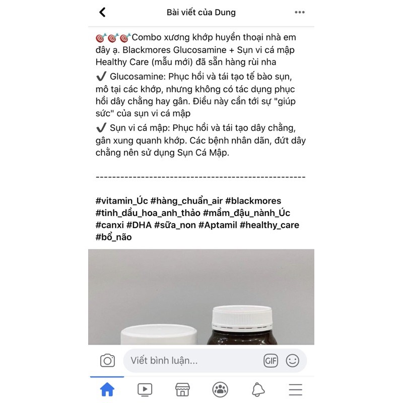 Sụn Cá Mập Healthy Care Úc _ Shark Cartilage | Thế Giới Skin Care