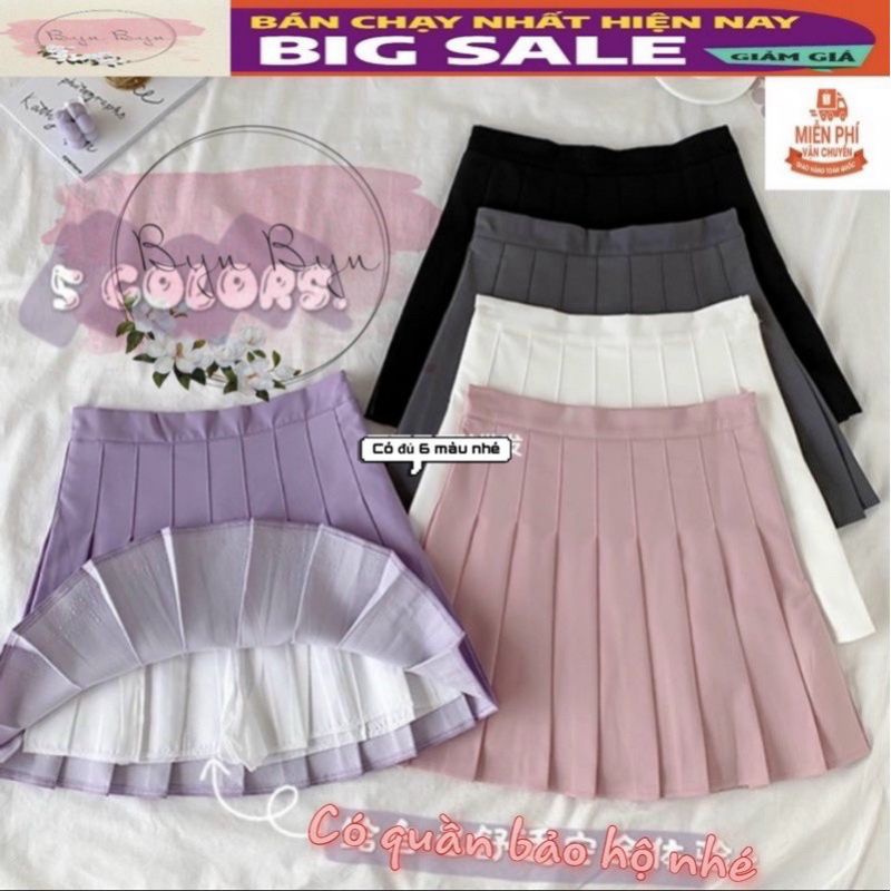 VÁY TENNIS XINH LUNG LINH ĐỦ MÀU ĐỦ SIZE