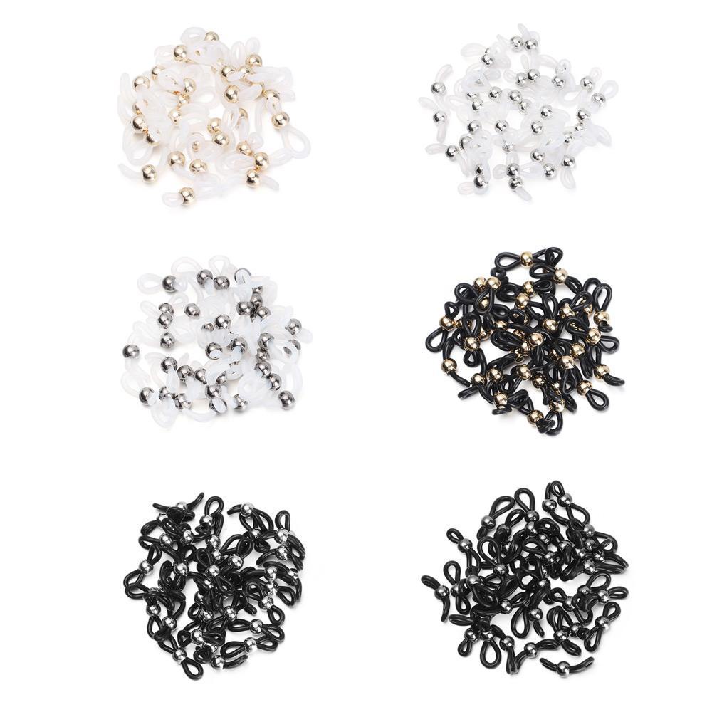 Xiantin Set 50 Dây Giữ Mắt Kính Màu Trắng Đen Chống Trượt Có Thể Điều Chỉnh Giá Đỡ