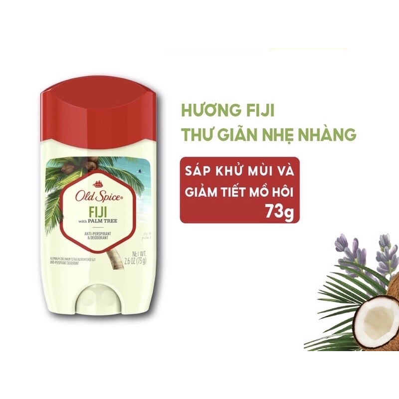 Lăn Nách Sáp Khử Mùi Old Spice Fiji Ngăn Mồ Hôi 73G