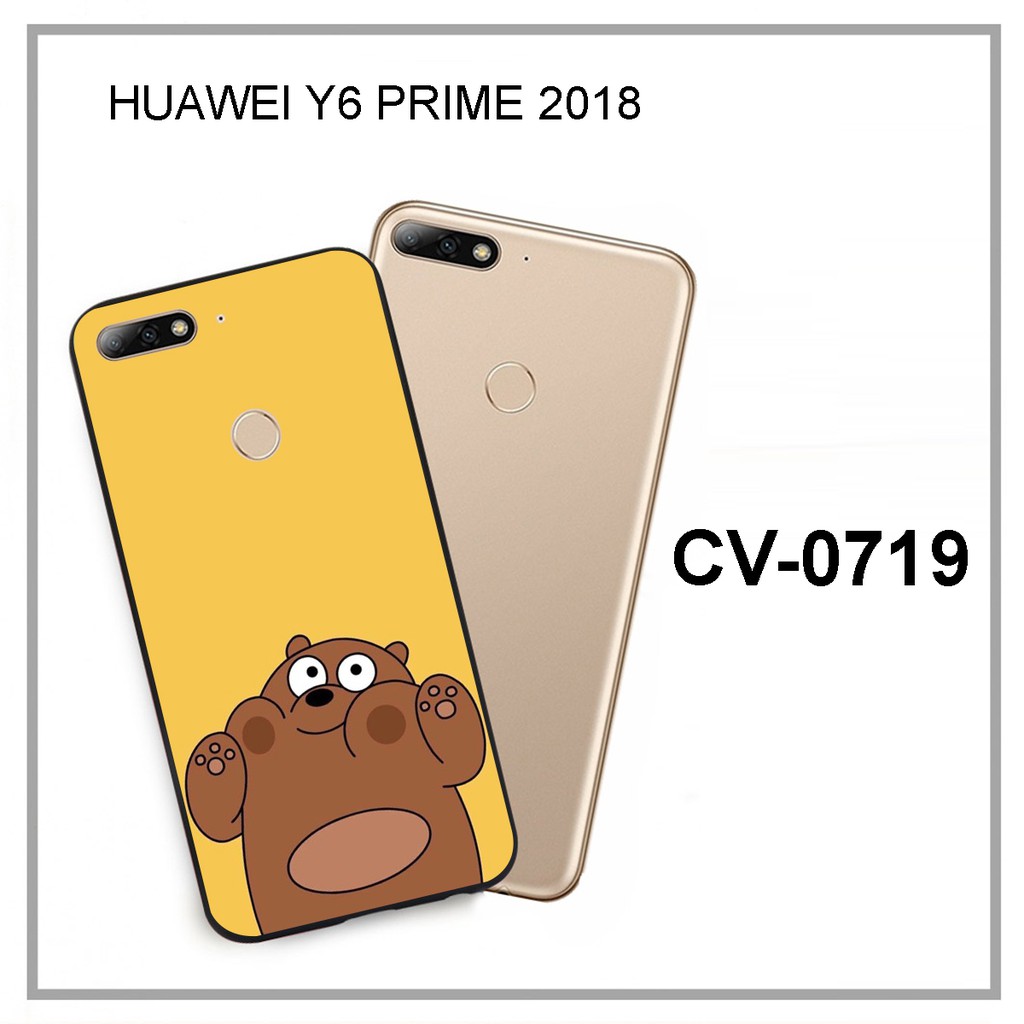 [SALE 30%] Ốp lưng Huawei Y6 Prime 2018 in hình đáng yêu