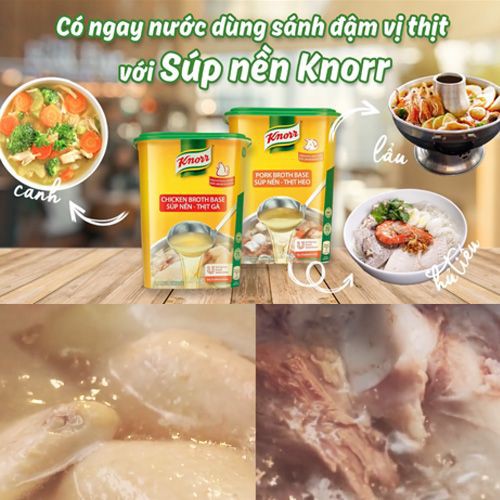 Súp Nền Lẩu Thái Knorr 1.5kg/ Unilever Food Tom Yam Paste Knorr