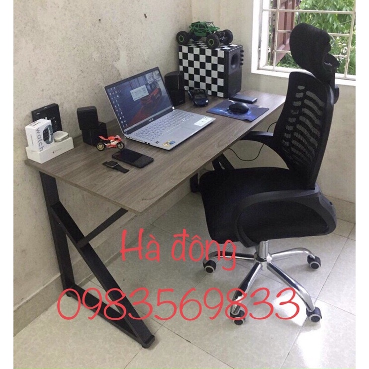 combo bàn k màu 2862 ghế xoay tựa đầu