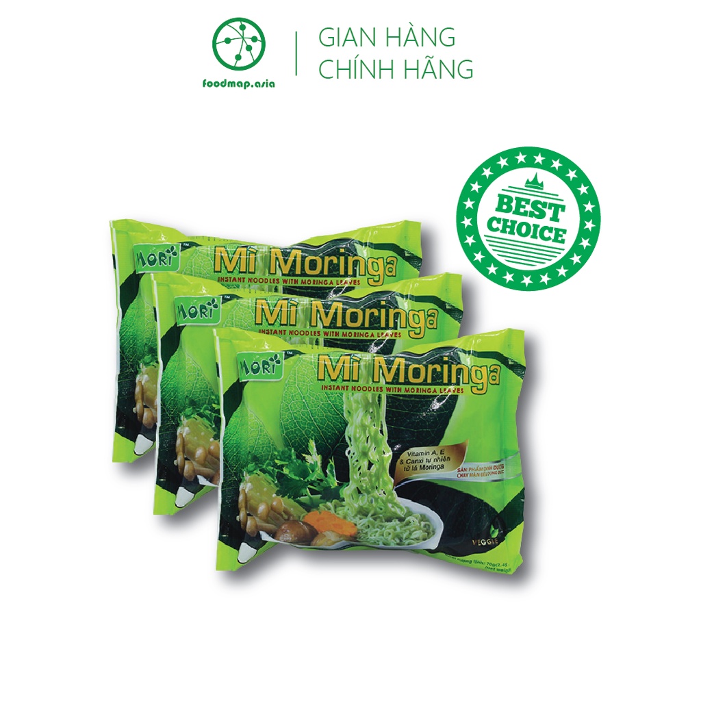 Combo 10 Gói Mì Chùm Ngây Moringa Dinh Dưỡng - FoodMap