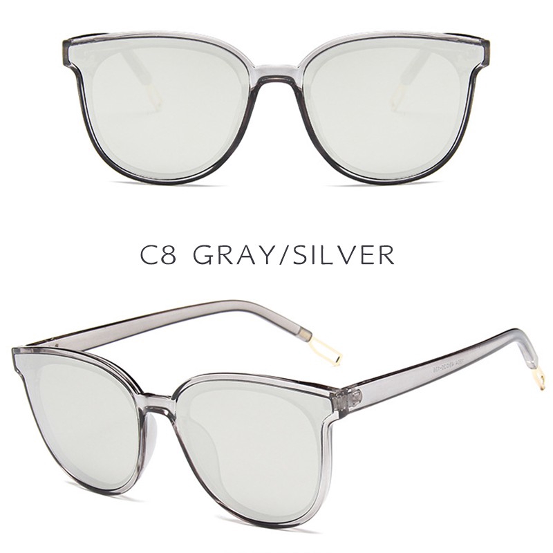 Kính mát mắt mèo màu sắc phong cách retro Hàn Quốc thời trang unisex