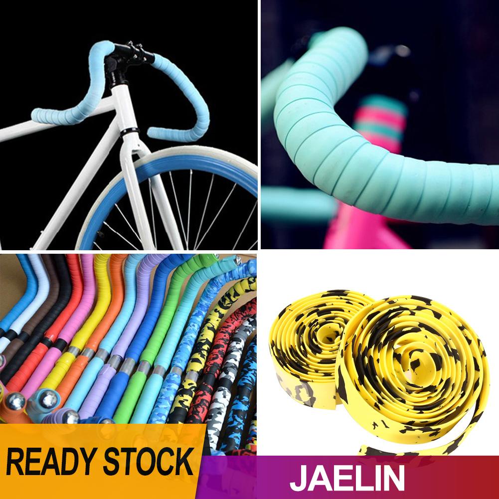 Set 2 băng quấn ghi đông xe đạp kèm 2 nút cắm