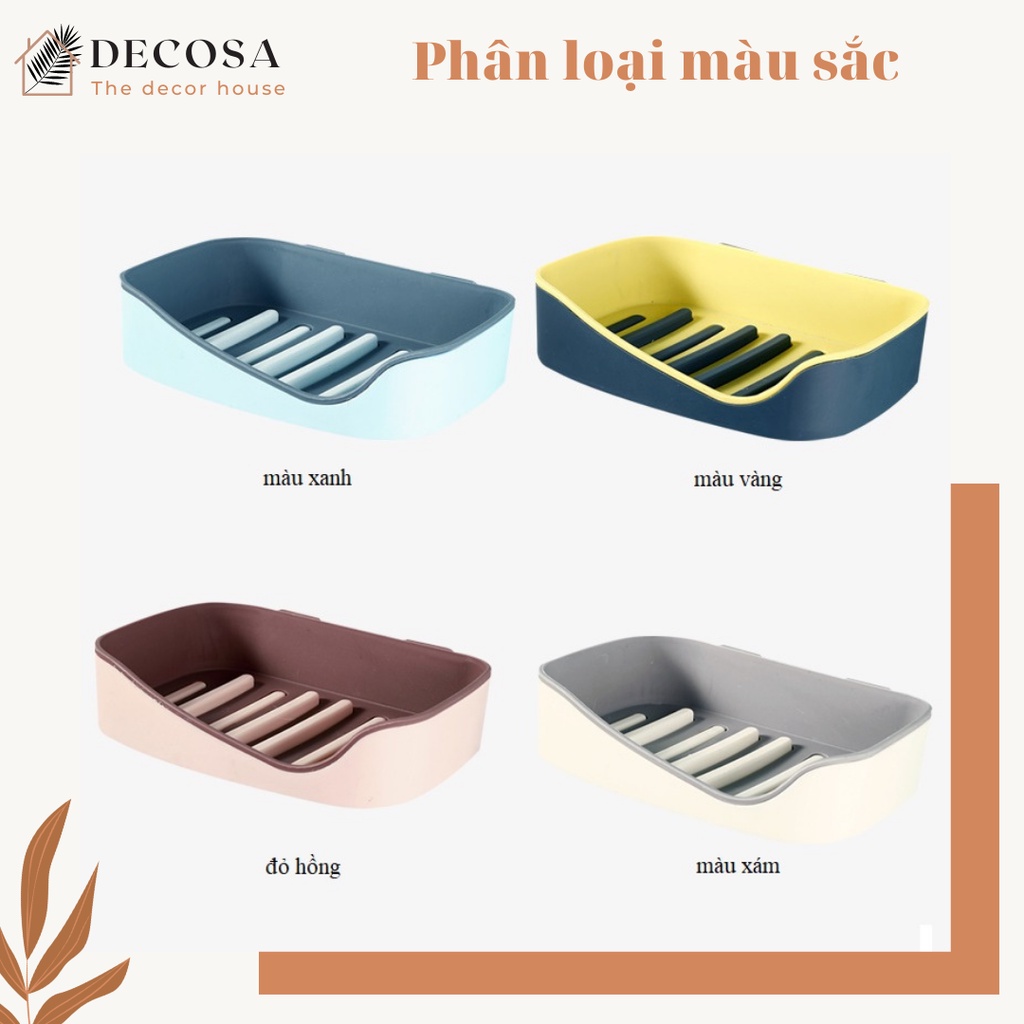 Kệ đựng xà bông dán tường tiện lợi Decosa