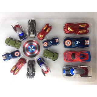 Set 14 xe bánh đà siêu anh hùng