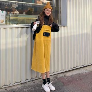 Yếm bò nhung dáng dài ulzzang free size siêu xinh