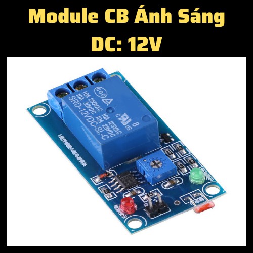Module cảm biến ánh sáng tích hợp relay 12v [Đủ loại]