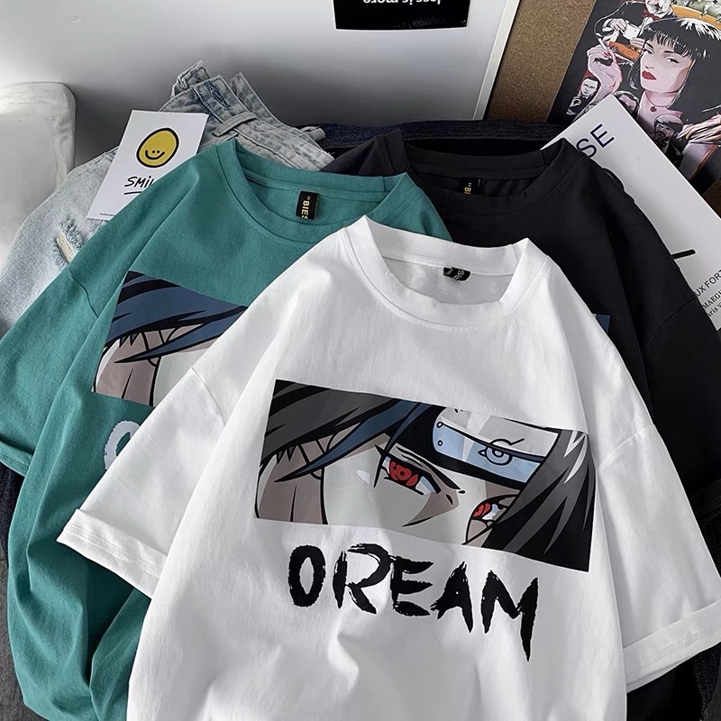 [ Rẻ vô địch ] Áo thun cotton tay lỡ dáng rộng unisex - Dream