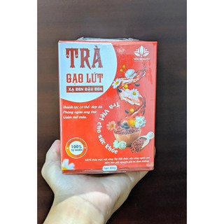 Trà Gạo Lứt Xạ Đen Đậu Đen [Hộp 500Gr]