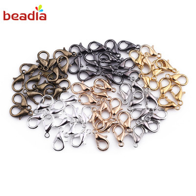 Set 10 móc cài tôm hùm BEADIA nhiều kích thước làm trang sức thủ công