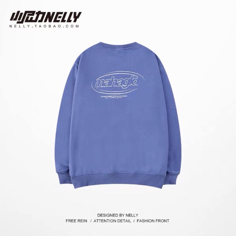 Áo sweater nelly heybig nỉ lót lông sale (có sẵn) mahagld