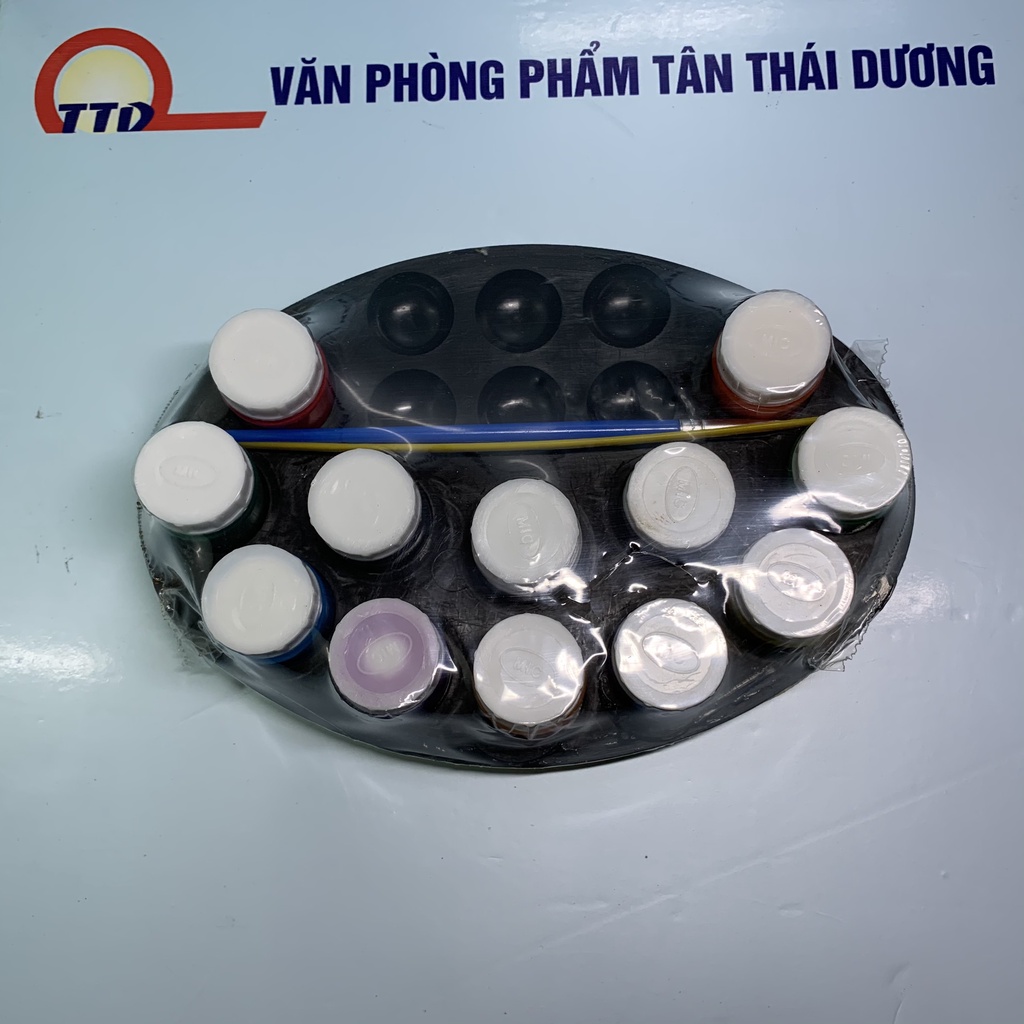 Màu Nước Mic 12 Màu Kèm Khay