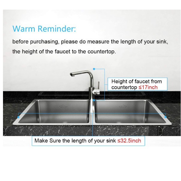 Kệ để chén bát trên chậu rửa Inox 304 dày , size 85cm