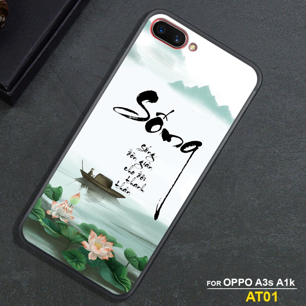 Ốp lưng OPPO IN HÌNH CHỮ THƯ PHÁP dành cho máy OPPO A3S-A1K