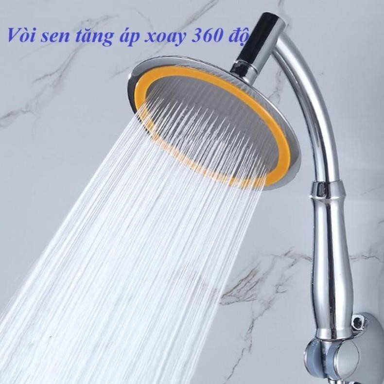 [ Xả kho tết] Vòi Sen Tăng Ấp, Vòi Sen Tăng Áp Inox LK 2015 Dòng Cao Cấp Chất Liệu Inox Không Han Rỉ Sáng Bóng