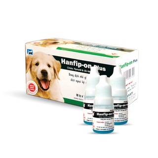 Hanvet Hanfip on plus 1.34ml diệt ve, ghẻ, bọ chét chó mèo