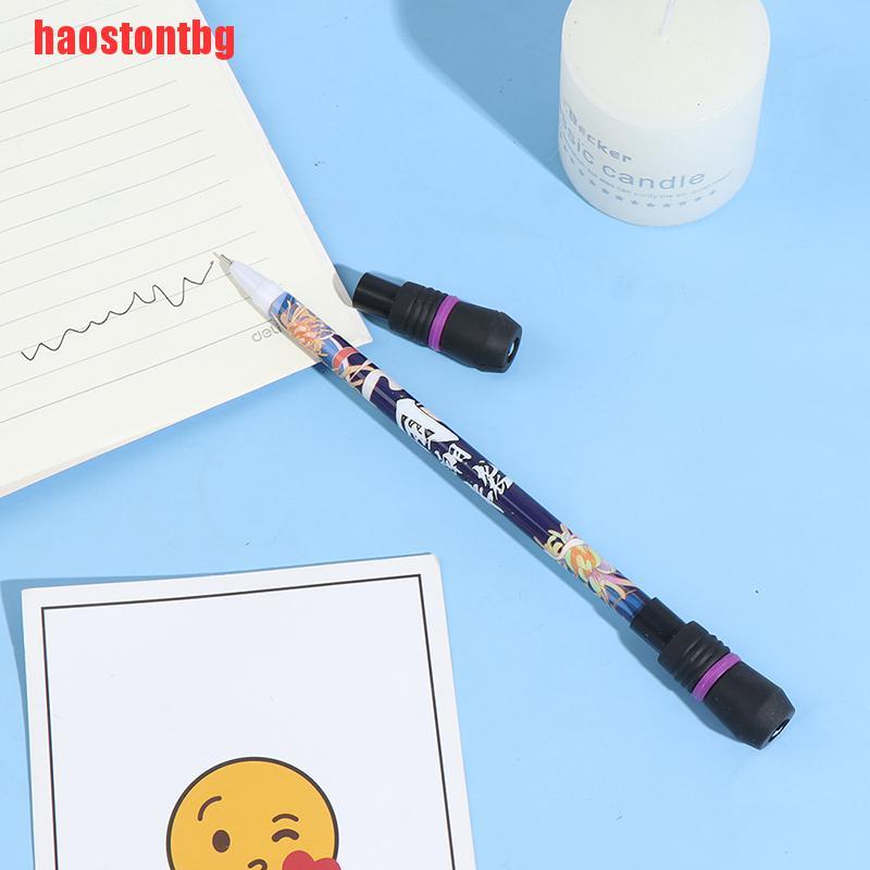 [haostontbg]Twirling Spinning Pen Rolling Gel Pen Finger Playing Pen School Office Supply