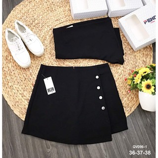 Nàng Bigsize Huế [65kg-80kg] quần váy này đâu ak (quần sau váy trước) Chất vải tuyết mưa mềm . Bigsize 33-38. Mã QVĐ96