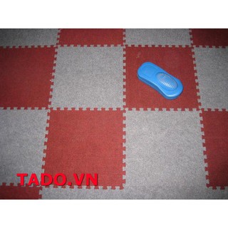 [ đẹp ] Một tấm thảm nỉ ghép trải sàn nhà phòng khách, phòng ngủ 30x30 cm GD539