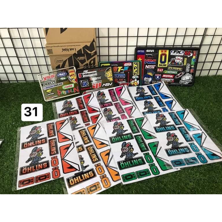 SET STICKER DÁN XE TIẾT KIỆM 13 MÃ