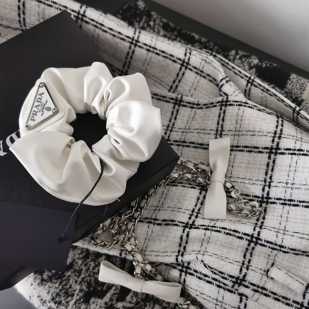 Mới Trong Re - Scrunchie Da WOMEN HAIRBAND