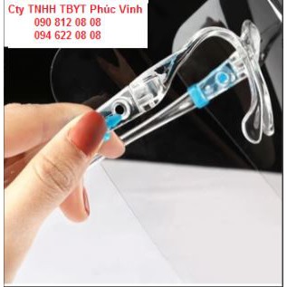 Kính Kiếng chắn giọt bắn chống bụi face shield hàng cao cấp - mặt gương trong suốt (MUA 01 TẶNG 01. GIÁ KHÔNG ĐỔI)