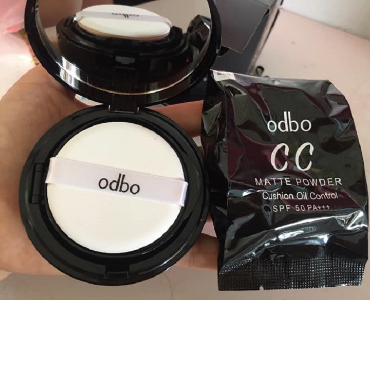 Phấn nước CC Cushion Matte Powder Oil Control ODBO hính hãng ( tặng lõi kèm)