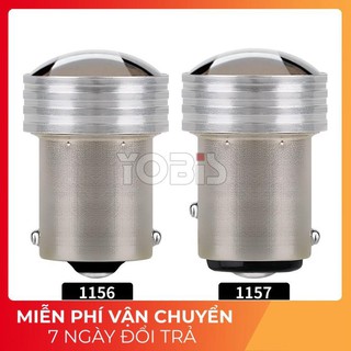 ⚡️GIÁ TỐT⚡️ Bộ 2 Đèn LED Chân BA15S & BAY15D Chuyên Dụng Cho Ôtô, Xe Máy - LOẠI THẤU KÍNH