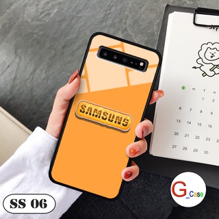 Ốp lưng Samsung Galaxy S10 5G  - in hình 3D Logo điện thoại