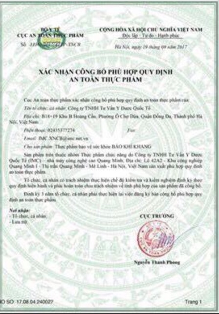 Bảo Khí Khang  - Nhà thuốc Amipharma
