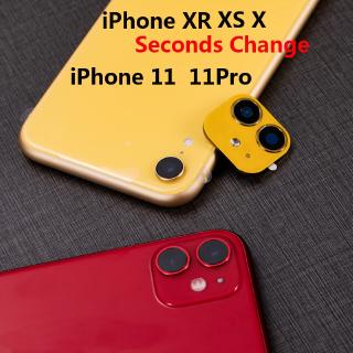 Nắp nhôm bọc giả ống kính camera cho điện thoại iPhone 11 Pro MAX iPhone XR