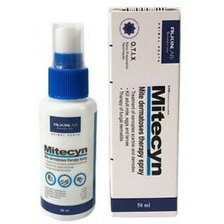 Thuốc Xịt Cho Da Trị Ghẻ Cái Rận Viêm Da Nấm Alkin Mitecyn 50ml