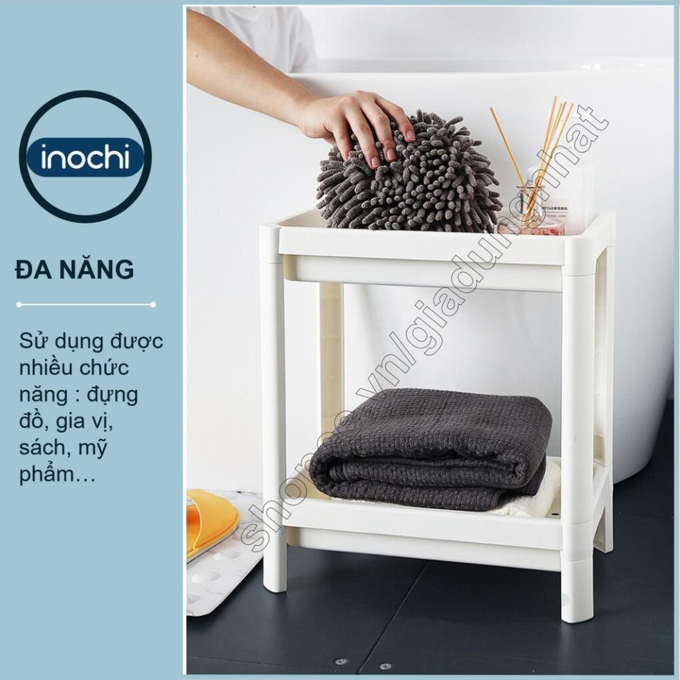 Kệ Đa Năng 2 Tầng Inochi Nhựa Dùng Để Đựng Gia Vị Nhà Bếp Đựng Đồ Thực Phẩm Hoặc Làm Giá Để Đồ Nhà Tắm Phòng Ngủ (tiêu c