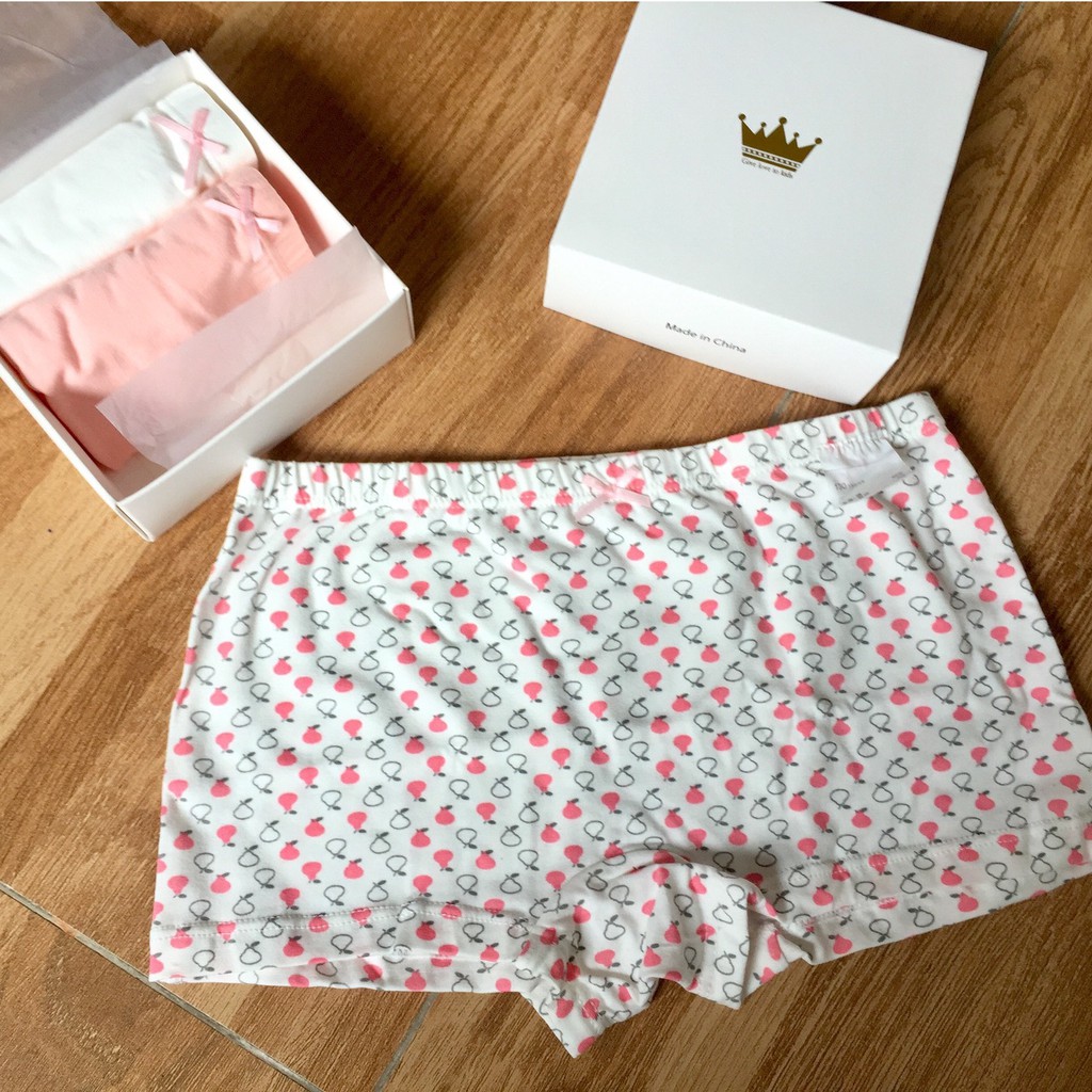 Set 3-Quần chip bé gái - thương hiệu MAM DAD KIDS - cotton, Topkid, quần lót bé gái, quần chip đùi