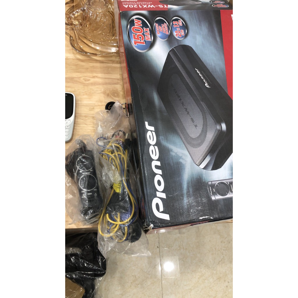 Bán lẻ bộ Dây Khiển Loa Sup Gầm Ghế ALPINE SWE 1080 đẳng cấp audio ô tô bảo hành 12 tháng