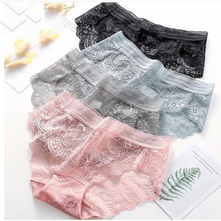 Quần Lót Cotton Nữ Phối Ren