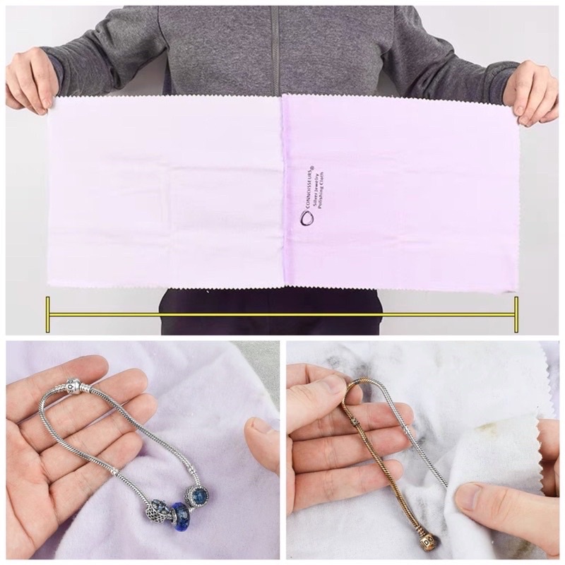 Khăn lau bạc chính hãng CONNOISSEURS- Khăn lau bạc thần thánh