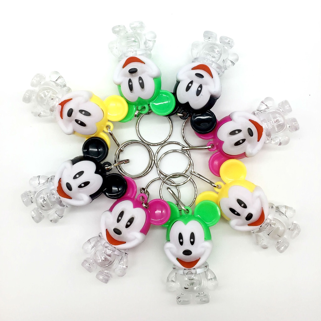 Móc Khóa Miumiu hình chú Mèo dễ thương có đèn phát sáng