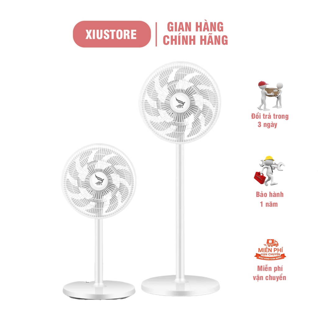 Quạt Cây Đứng Cát Á điều khiển từ xa - Quạt 15 cánh, hoạt động êm ái (Hàng Chính Hãng), BẢO HÀNH 6 THÁNG