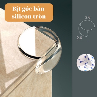 Bịt góc bàn silicon bảo vệ cho bé, miếng bịt cạnh bàn an toàn cho bé, miếng bịt cạnh bàn silicon