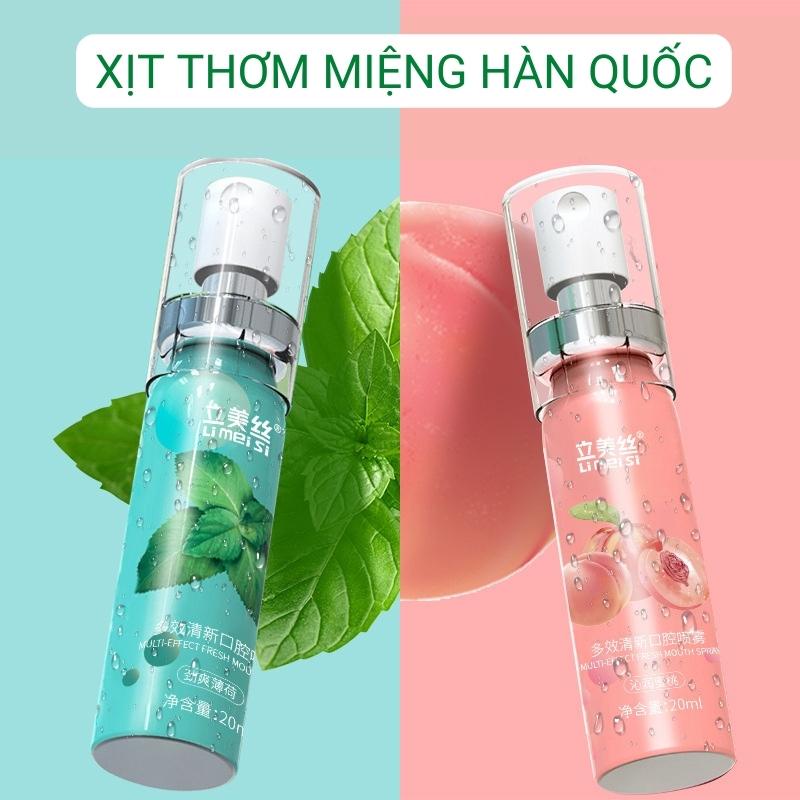 Xịt Thơm Miệng QINFEIYAN Chính Hãng Xịt Giảm Hôi Miệng Giúp Ngăn Ngừa Vi Khuẩn Khoang Miệng Lưu Hương Thơm Mát Dài Lâu