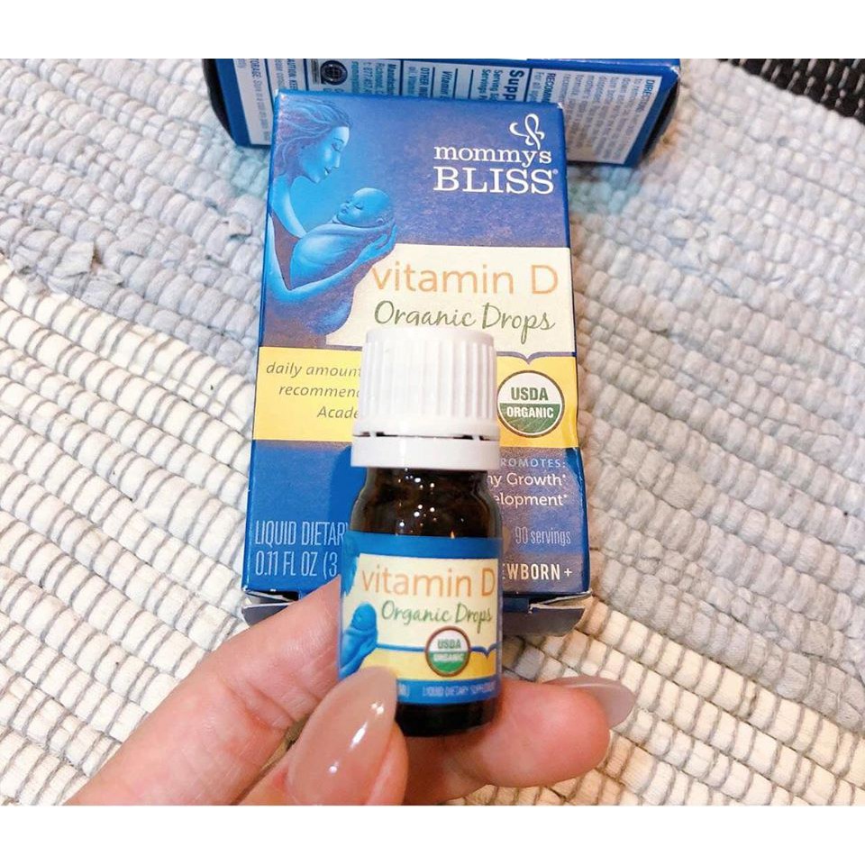 Vitamin D hữu cơ cao cấp Mommys Bliss - 3,24ml ( 90 giọt )