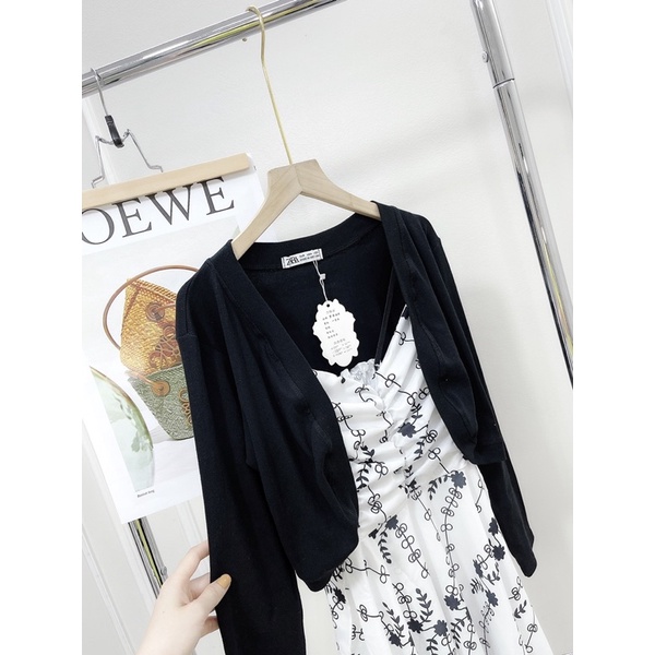 [ 𝐅𝐑𝐄𝐄 𝐒𝐇𝐈𝐏 ]  SÉT 2 MÓN CADIGAN KHOÁC MIX VÁY HOA 2 DÂY DÚM NGỰC