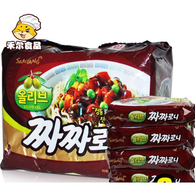 Mì tương đen dầu olive Samyang Hàn Quốc 140g | BigBuy360 - bigbuy360.vn