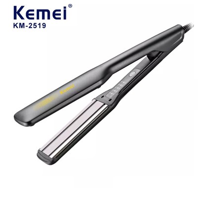 Máy Kẹp Thẳng Tóc Công Nghệ Nhiệt Hồng Ngoại Kemei KM 2519 Có Chỉnh Nhiệt